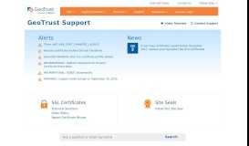 
							         SSL Certificates Support | GeoTrust								  
							    