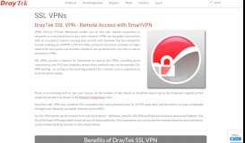 
							         SSL VPNs - Draytek								  
							    