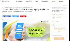 
							         SSS Online Registration: A Simple Step-by-Step Guide | Moneymax								  
							    