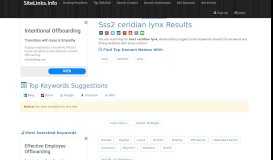 
							         Sss2 ceridian lynx Results For Websites Listing - SiteLinks.Info								  
							    