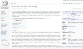 
							         St Aidan's Catholic Academy - Wikipedia								  
							    