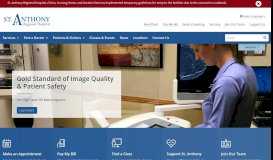 
							         St. Anthony Regional Hospital: Homepage								  
							    