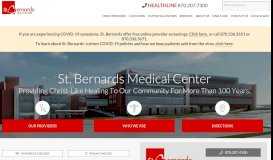 
							         St. Bernards Medical Center | St. Bernards Healthcare								  
							    