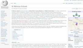 
							         St Birinus School - Wikipedia								  
							    