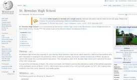 
							         St. Brendan High School - Wikipedia								  
							    