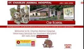 
							         St. Charles Animal Hospital Home Page								  
							    