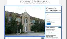 
							         St. Christopher!! - PlusPortals - Rediker Software, Inc.								  
							    