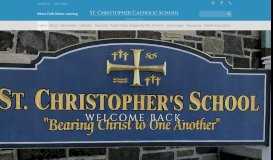 
							         St. Christopher School: Home								  
							    