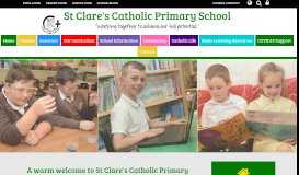 
							         St Clare's Catholic Primary School: A warm welcome to St Clare's ...								  
							    