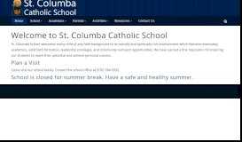 
							         St. Columba Catholic School								  
							    