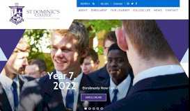 
							         St Dominic's College - Excellence in Catholic Secondary Boys ...								  
							    