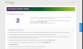 
							         st dominic's college - Jacaranda payment portal								  
							    