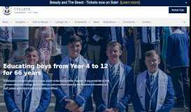 
							         St Edmund's College: Canberra Boys School								  
							    