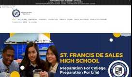 
							         St. Francis de Sales High School								  
							    