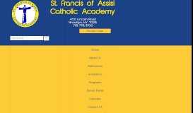 
							         St. Francis of Assisi Catholic Academy Home - St. Francis of Assisi ...								  
							    