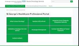 
							         St George's Healthcare Professional Portal (St George's Acute ...								  
							    