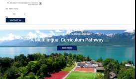 
							         St. George's | International School in Montreux Switzerland								  
							    