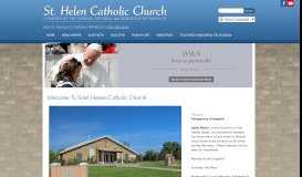 
							         St. Helen Catholic Parish: Welcome To Saint Helens Catholic Church								  
							    
