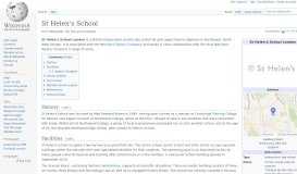 
							         St Helen's School - Wikipedia								  
							    