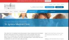 
							         St. Ignace Medical Clinic (Rural Health Clinic) – Mackinac Straits ...								  
							    