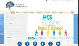 
							         St. James Intermediate - Horry County Schools								  
							    