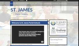 
							         St. James Parish Schools: Home								  
							    