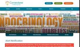 
							         St. John Endocrinology - Macomb | Cornerstone Medical Group								  
							    