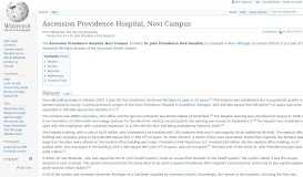
							         St. John Providence Park Hospital - Wikipedia								  
							    