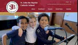 
							         St. John the Baptist Catholic School								  
							    