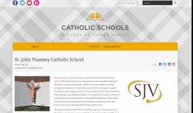 
							         St. John Vianney Catholic School | Diocese of Grand Rapids Catholic ...								  
							    