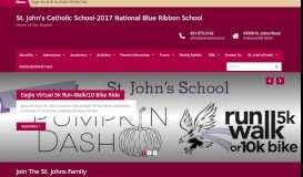 
							         St. John's Catholic School-2017 National Blue Ribbon School – Home ...								  
							    
