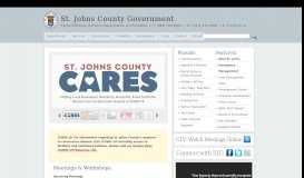 
							         St. Johns County Government								  
							    