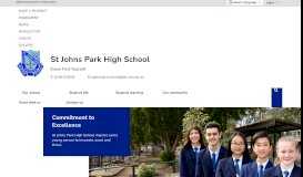 
							         St Johns Park High School: Home								  
							    