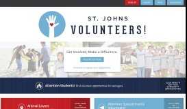 
							         St. Johns Volunteers!								  
							    