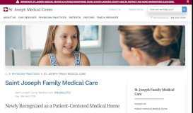
							         St. Joseph Family Medical Care | Kansas City Hospital								  
							    
