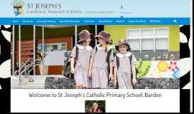 
							         St Joseph's Catholic Primary School - Bardon								  
							    