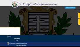 
							         St. Joseph's College Autonomous								  
							    