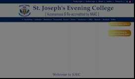 
							         St. Joseph's Evening College								  
							    