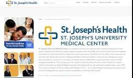 
							         St. Joseph's Regional Medical Center - St. Joseph's Health								  
							    