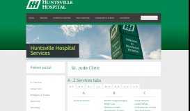 
							         St. Jude Clinic - Huntsville Hospital								  
							    