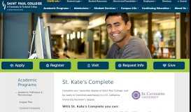 
							         St Kates Complete - Saint Paul College								  
							    