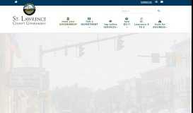 
							         St. Lawrence County Government - Home Page								  
							    