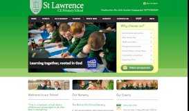 
							         St Lawrence Primary School Preston | C of E School Preston | Primary ...								  
							    