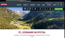
							         St. Leonhard in Tirol Pitztal								  
							    