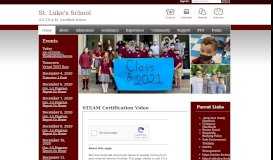 
							         St. Luke's School / Homepage								  
							    