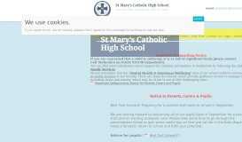 
							         St Mary's Catholic High School – Live, Love and Learn in the Light of ...								  
							    