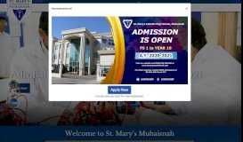 
							         St. Mary's Catholic High School Muhaisnah, Dubai |								  
							    