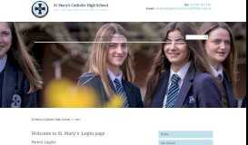 
							         St. Mary's Login page - Login – St Mary's Catholic High School								  
							    