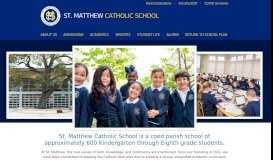 
							         St. Matthew School								  
							    