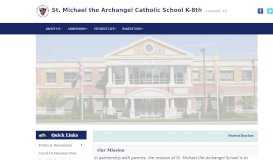 
							         St. Michael the Archangel Catholic School K-8th								  
							    